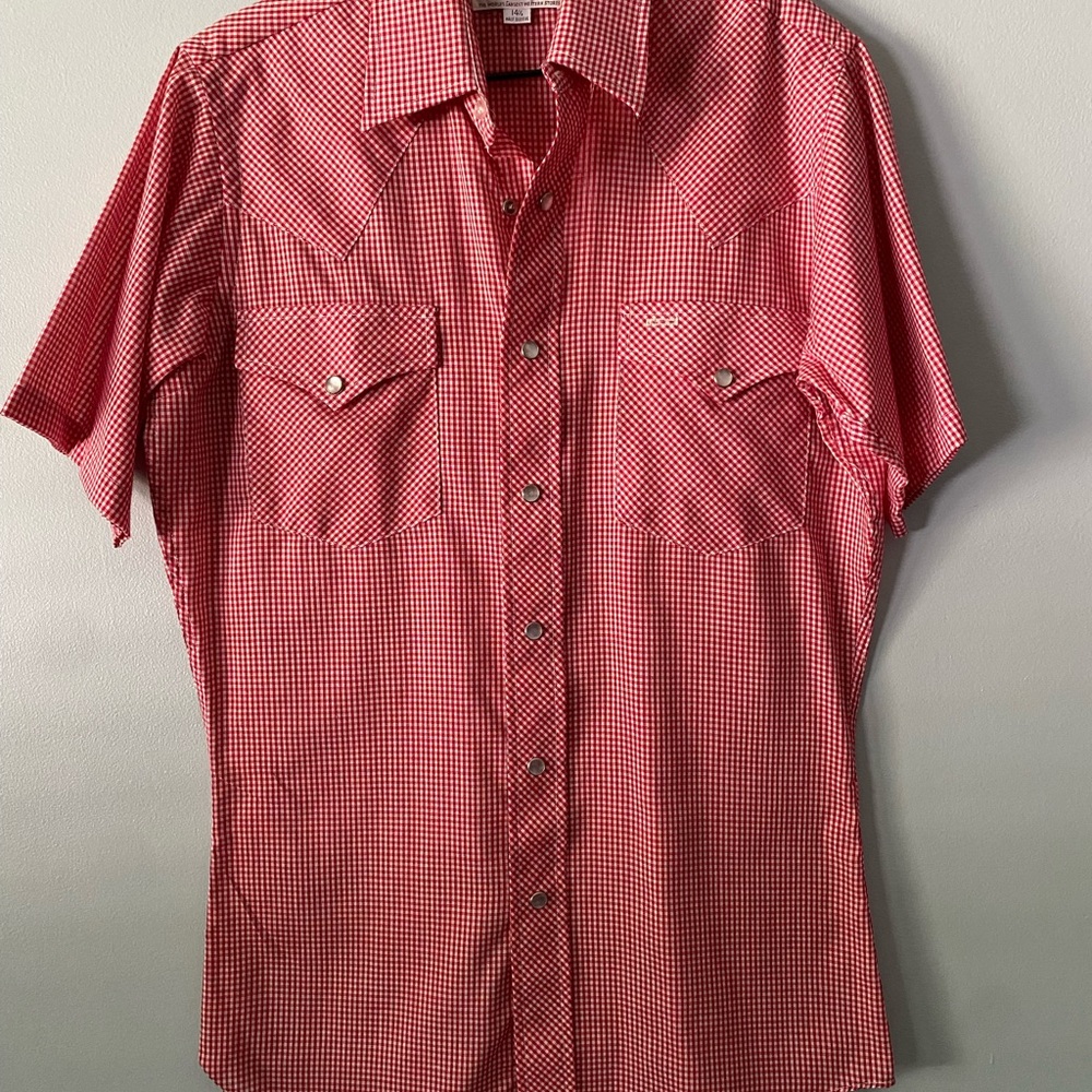Sheplers Men's Short Sleeve Button Up Shirt